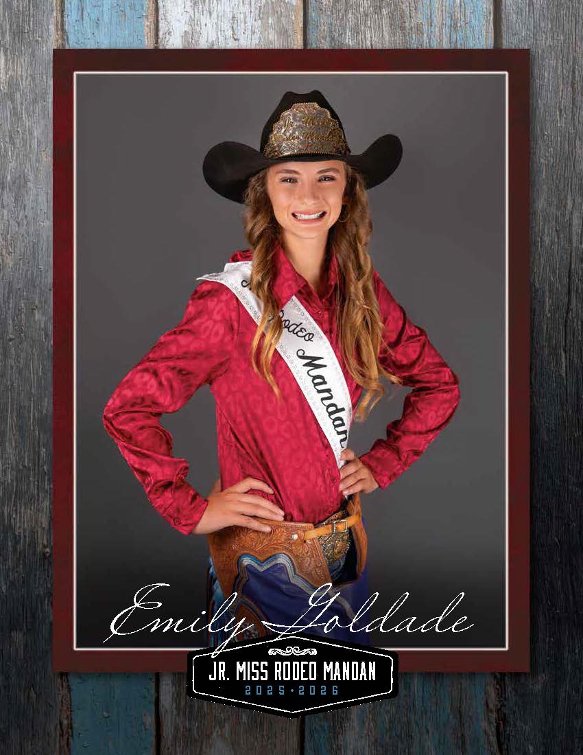 Emily Goldade, Jr. Miss Rodeo Mandan 2025-2026