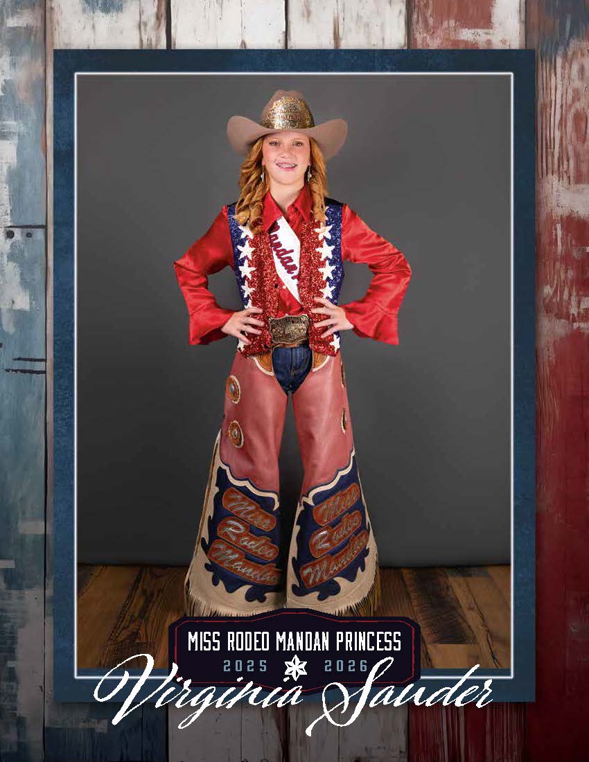 Virginia Ginny Sauder, Miss Rodeo Mandan Princess 2025-2026